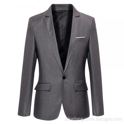 High Quality Slim Men's TR Jackets Suit